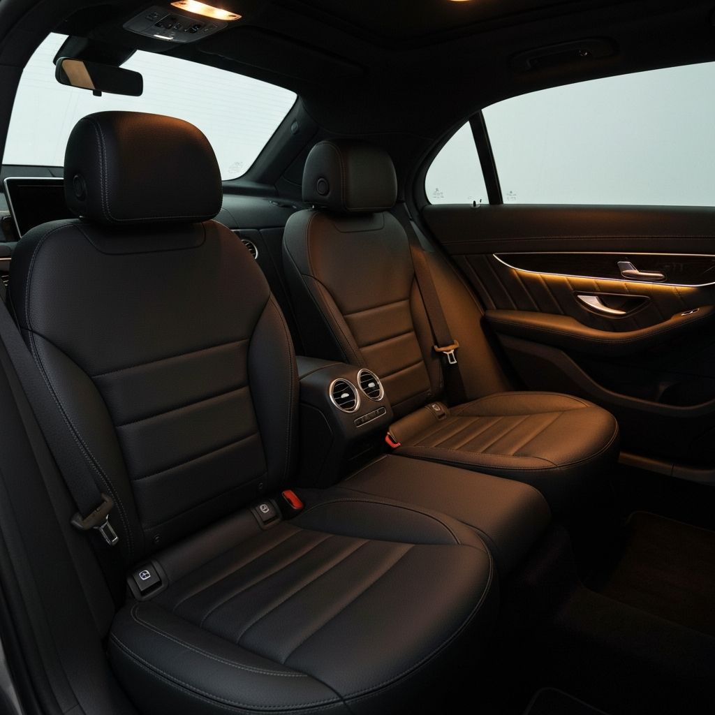 Luxe taxi interieur